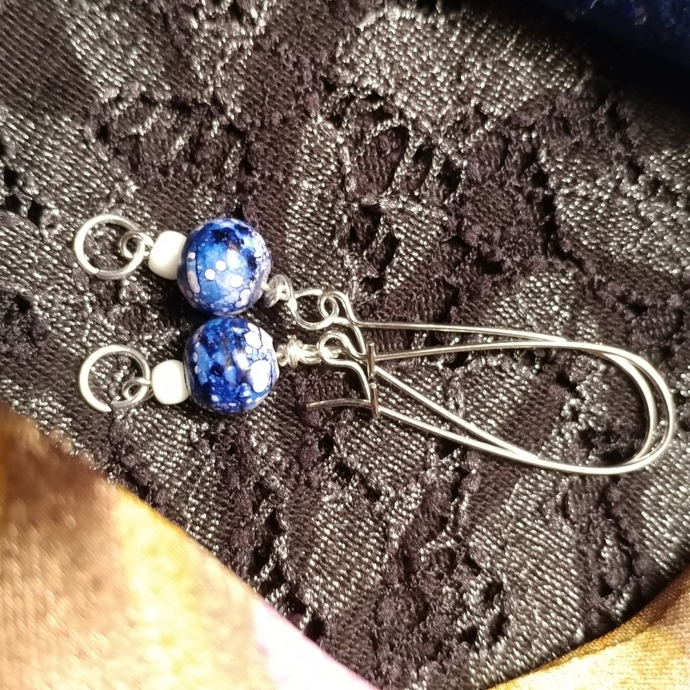 Handcrafted dangle earrings